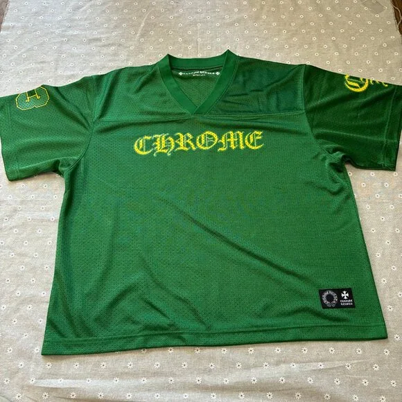 Chrome Hearts Mesh Jersey 半パンツ\"Green\" Chrome Hearts Mesh Stadium Football Jersey Green